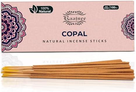 100 Natural Copal Incense Sticks 100 gm Pack