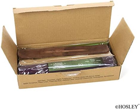Hosley Assorted 350 Pack Incense Sticks for Meditation and Aromatherapy
