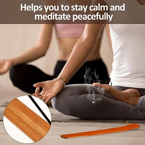 Cunhill 24pc Wooden Incense Stick Holder Set