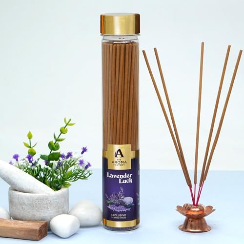 The Aroma Factory Lavender Incense Sticks for Pooja