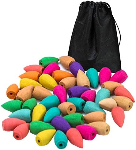 Aneco 180 Backflow Incense Cones 10 Mixed Natural Scents