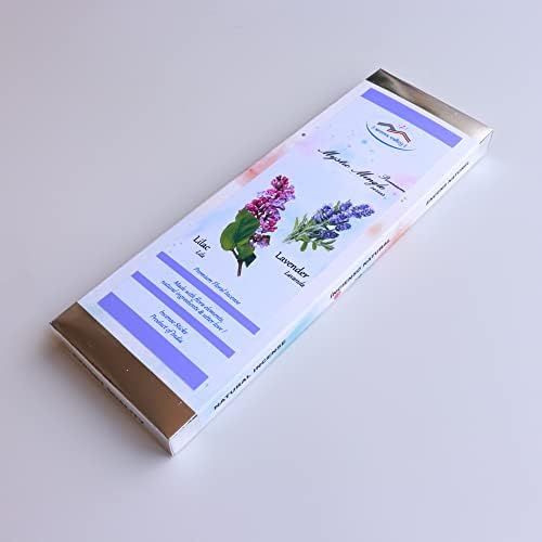 Lavender Lilac Natural Incense Sticks - 75 Grams - 50 Sticks