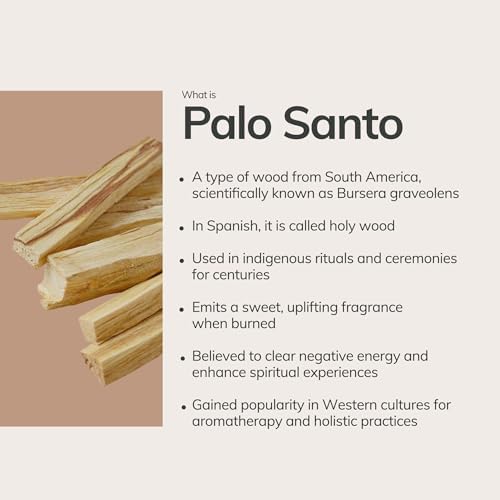 Cedar and Myrrh Palo Santo Wood Sticks from Ecuador