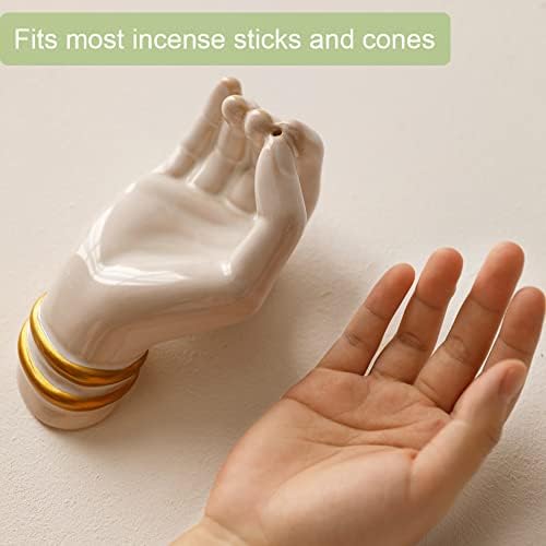 WAYUTO Ceramic Hand Incense Holder 57 Inch