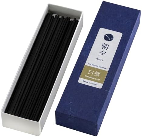 Asayu Japan Natural Sandalwood Incense Sticks Sample Size 20g