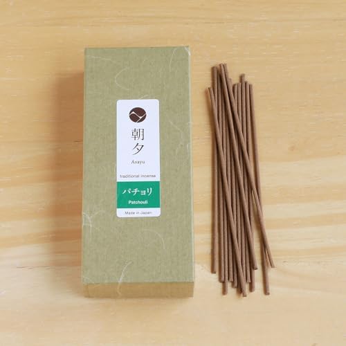 Asayu Japan Patchouli Incense Sticks 40gr for Relaxation and Meditation