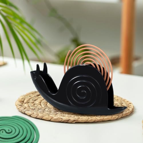 Snail Shape Mosquito Coil Burner Holder with Fireproof Design
