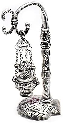 Brass Burners Hanging Censer Charcoal Incense Holder Cross Decor