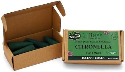 Bless International Natural Citronella Incense Cones 10 Count