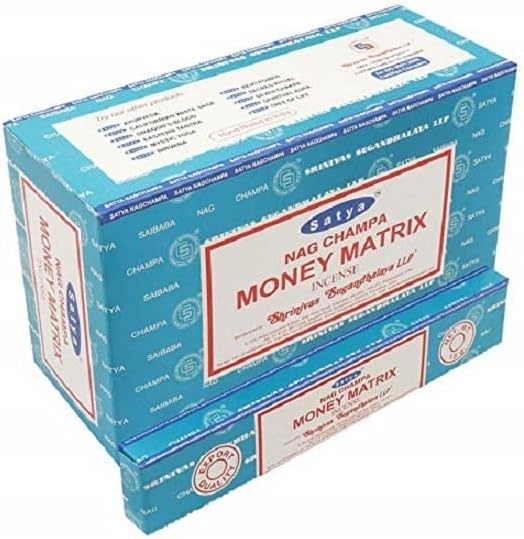 Satya Incense Sticks Money Matrix Black