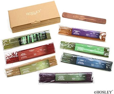 Hosley Assorted 350 Pack Incense Sticks for Meditation and Aromatherapy