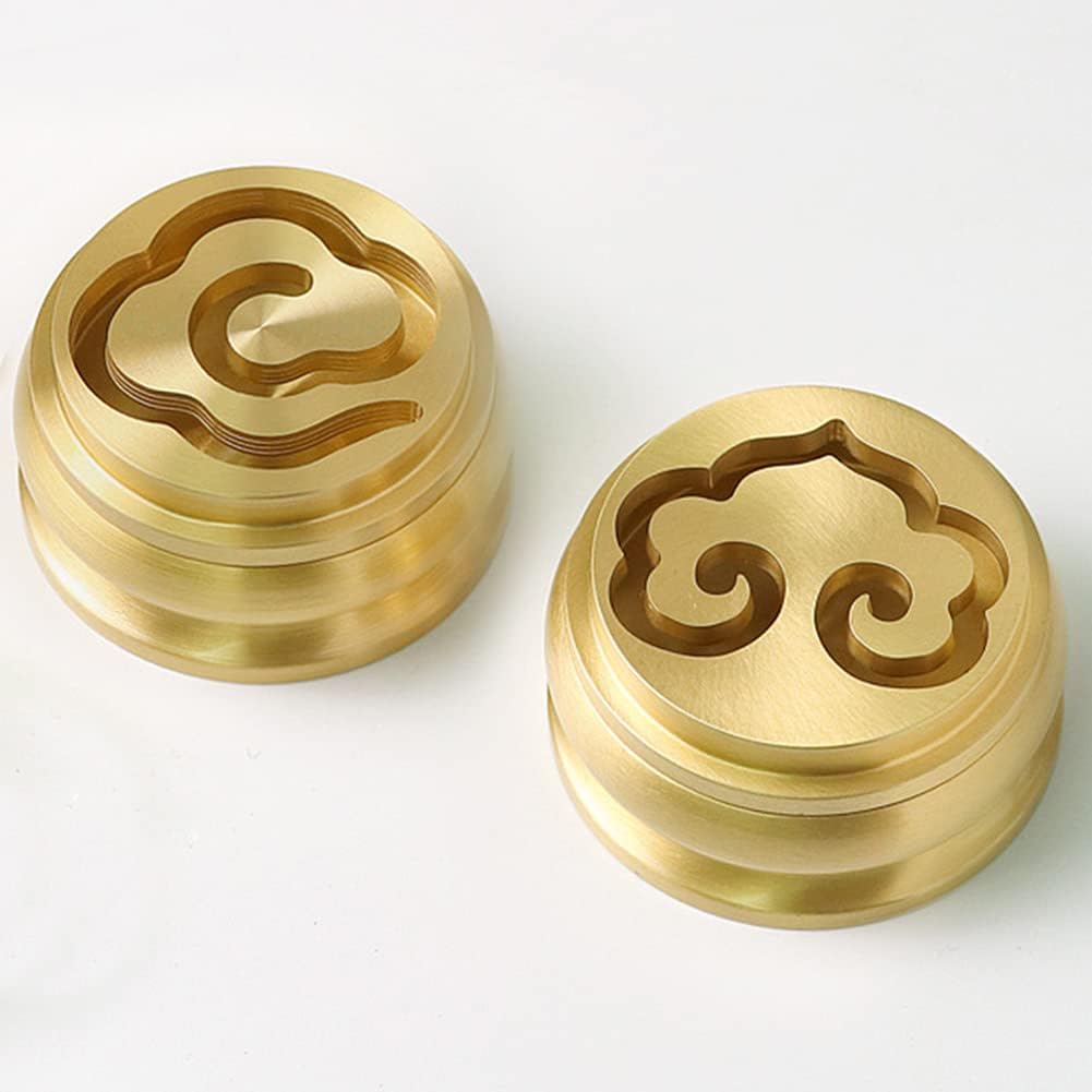 3 In 1 Mini Brass Incense Burner and Ash Press Set