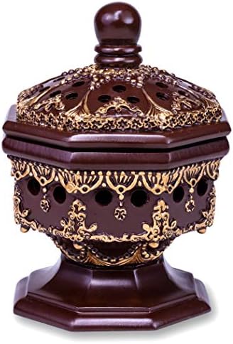 AM Lux Octagon Incense Burner - Bakhoor Cone Holder