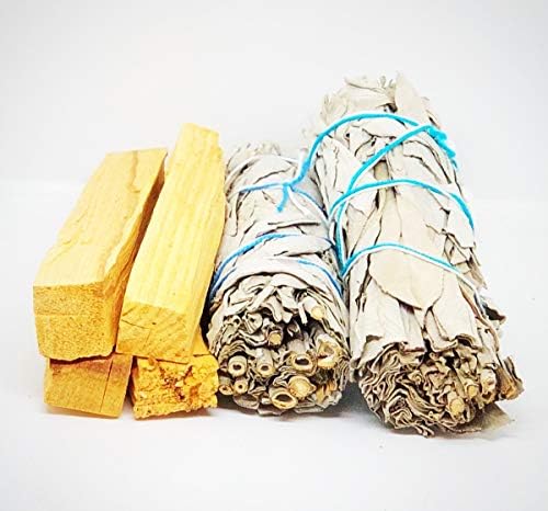 Organic California White Sage Palo Santo Smudge Bundle Kit