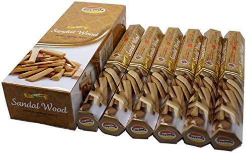 Govinda Sandalwood Incense Sticks 120 Count