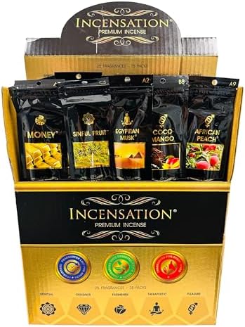 Incensation Assorted Incense Sticks Pack of 15
