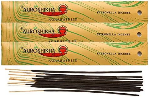 Auroshikha Marbling Citronella Incense Sticks 3 Pack