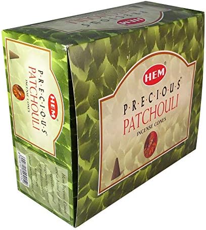 Precious Patchouli Incense Cones and Cone Burner Bundle