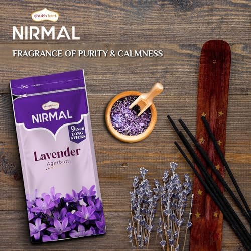 Shubhkart Nirmal Lavender Incense Sticks - 200 Sticks Pack of 2