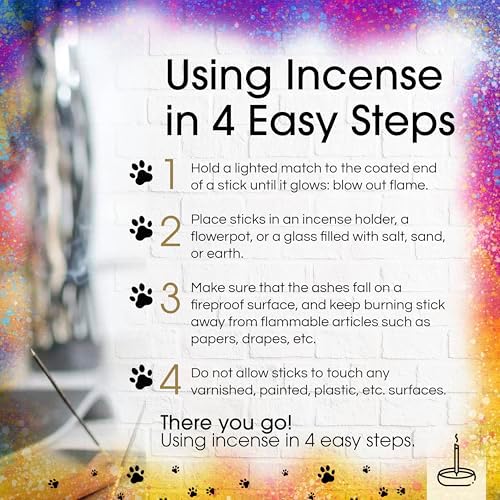 Gonesh Best Friends Incense Sticks Variety Pack - 3 Pack of 30 Non-Toxic 10 Inch