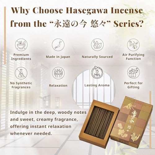 Hasegawa Forever Now - Mini Essence Smoky Aroma Incense Sticks