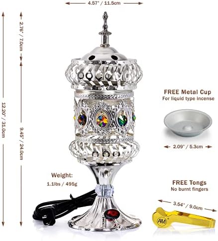 ATTAR MIST Electric Incense Burner - Silver