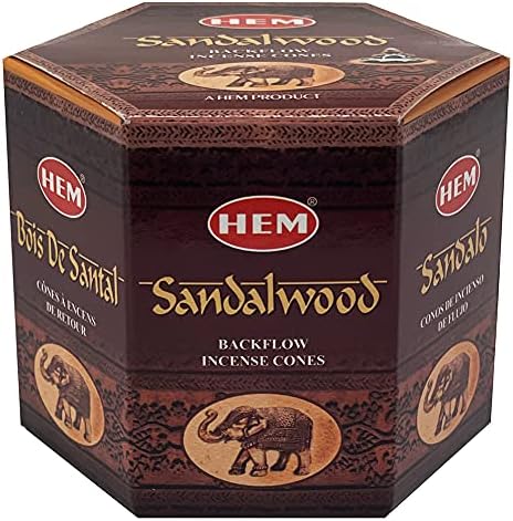 Sandalwood Backflow Incense Cones for Aromatic Waterfall