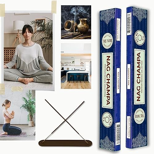 TRUMIRI Nag Champa Incense Sticks - 30 Sticks Dual Pack