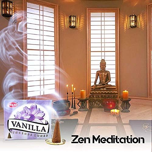 HEM Vanilla Incense Case of 12 Boxes 10 Cones Each