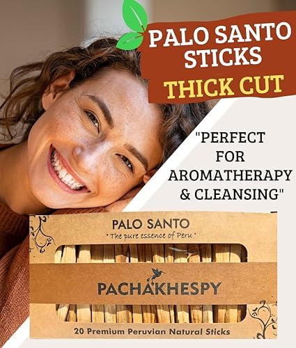 Pachakahespy Premium Palo Santo Sticks 20 Pack