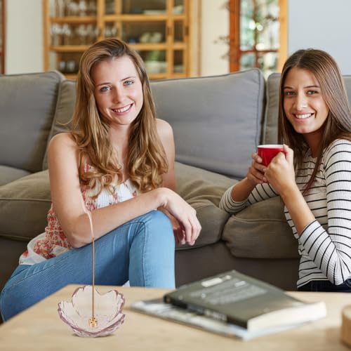 PLIGREAT Glass Cherry Blossom Incense Holder for Sticks and Conical Incense 3 Styles Burner