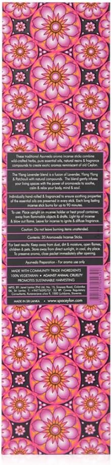 SPA CEYLON Ylang Lavender Incense Stick