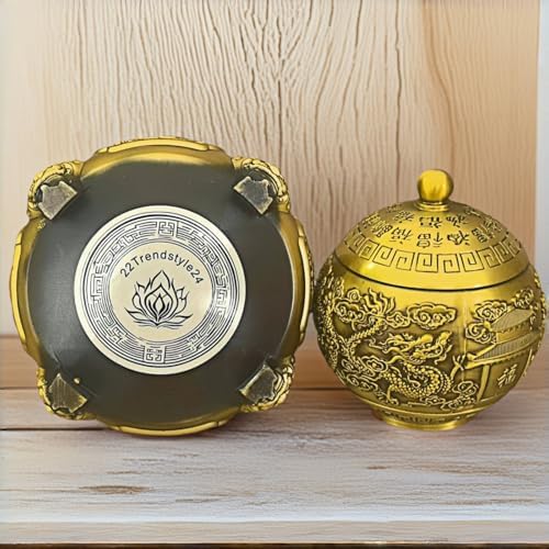 Spinning Brass Incense Burner with 360 Degree Rotation