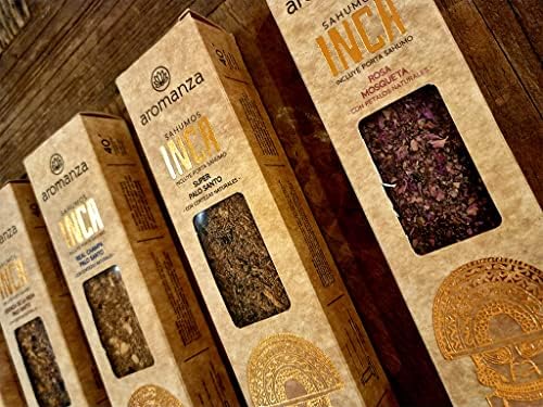 Premium Inca Incense Organic Handcrafted 3 Units