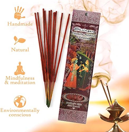 Prabhujis Gifts Shringara Incense Sticks - 3 Packs of 10