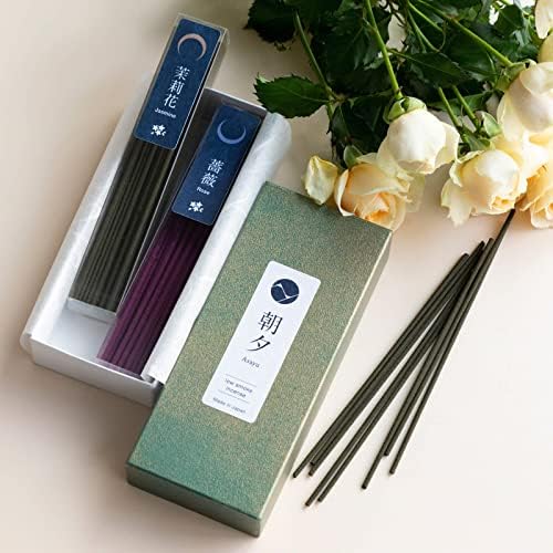 Asayu Japan Low Smoke Incense Sticks - Floral Set