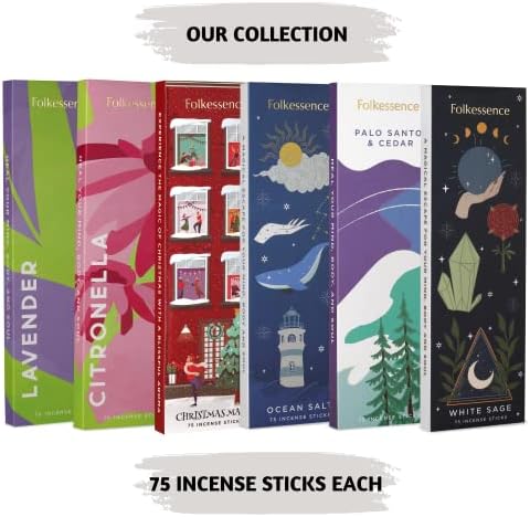 Folkulture Citronella Incense Sticks Set of 75