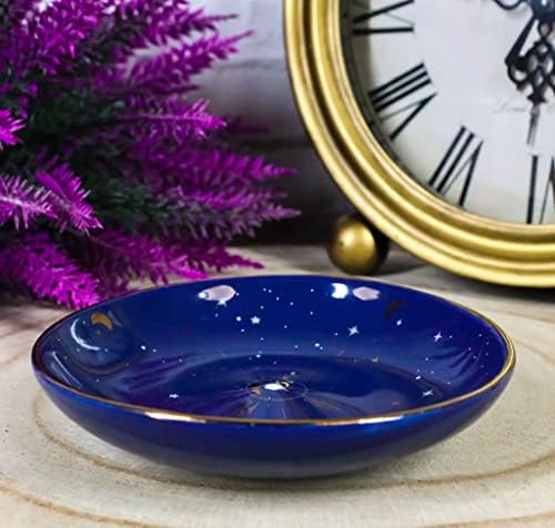 Mystic Starry Sky Incense Holder Ceramic Decor