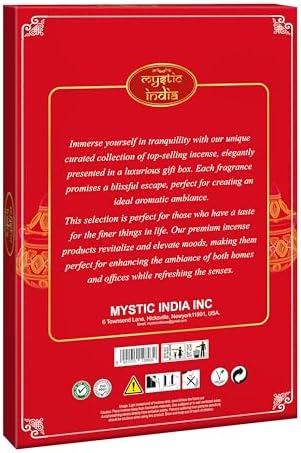 Mystic India Hem Sandalwood Incense 4 Tube Hexa 3 Box Cones