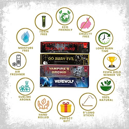 Soul Sticks Variety 4 Pack Hand-Rolled Incense Sticks