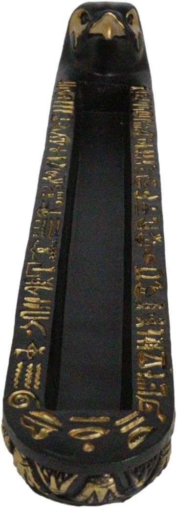 Egyptian God of the Sky Horus Falcon Incense Burner Figurine