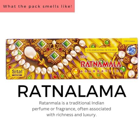 Hashcart Ratnamala Organic Incense Sticks 50 Pack