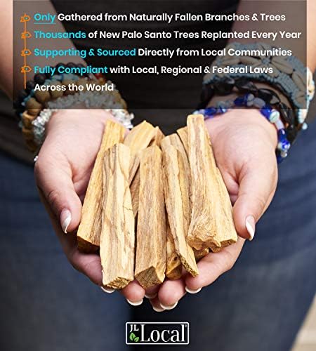 Premium Palo Santo Smudge Sticks 1 lb - Sustainable Organic from Peru