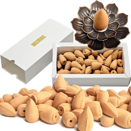 Citronella Incense Cones 50 Pack With Backflow Holder