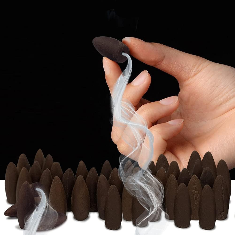 Citronella Backflow Incense Cones for Aromatic Waterfall Fountain