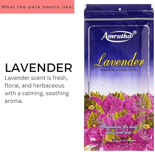 Hashcart Lavender Incense Sticks 120g With Holder