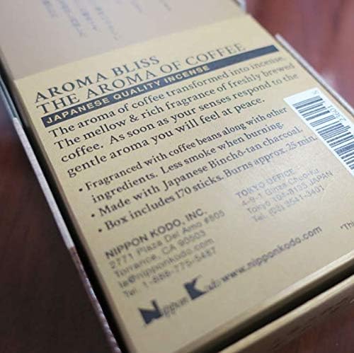 Nippon Kodo Aroma Bliss Coffee Incense Sticks
