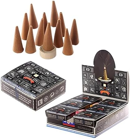 Nag Champa Satya Sai Baba Temple Incense Cones Carton 12 Box
