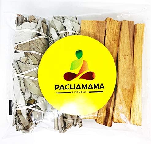Organic California White Sage Palo Santo Smudge Bundle Kit