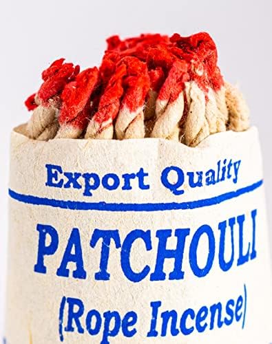 Patchouli Tibetan Organic Handmade Rope Incense - 2 Bundles 90 pcs 35 Inches